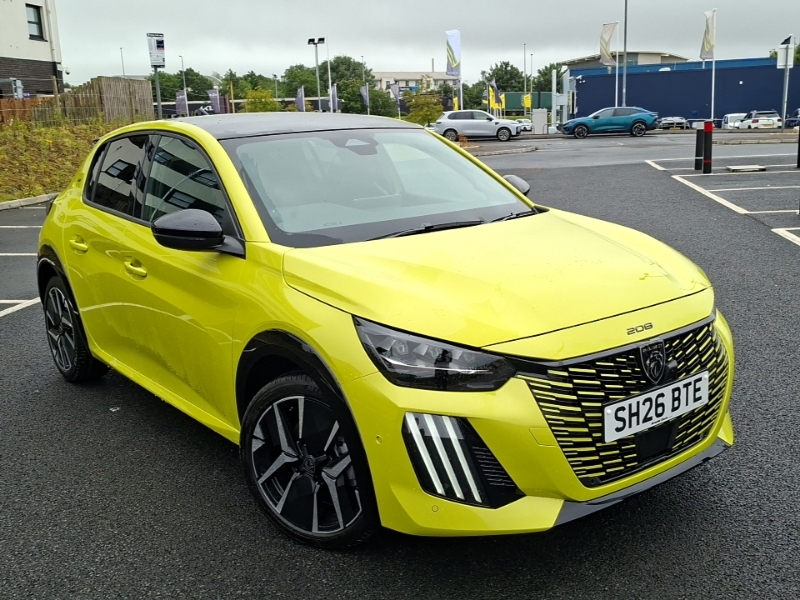 Peugeot 208 1.2 Hybrid 110 Gt Premium E-dsc6 SH26BTE Yellow