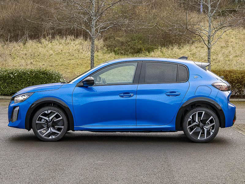 Peugeot e-208 100Kw Gt 50Kwh Blue #4