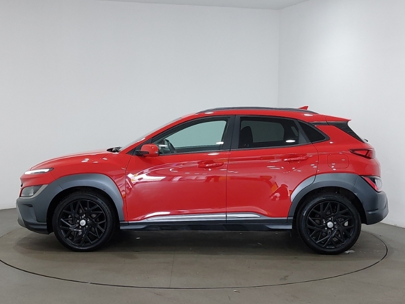 Hyundai Kona 1.6 Gdi Hybrid Premium Dct GF22YTZ Red #4