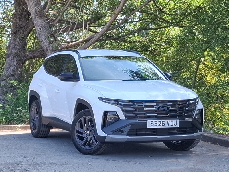 Hyundai Tucson 1.6T 239 Hybrid Black Line SB26VDJ White
