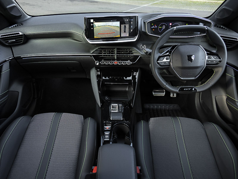 Peugeot e-208 100Kw Gt 50Kwh Black #3