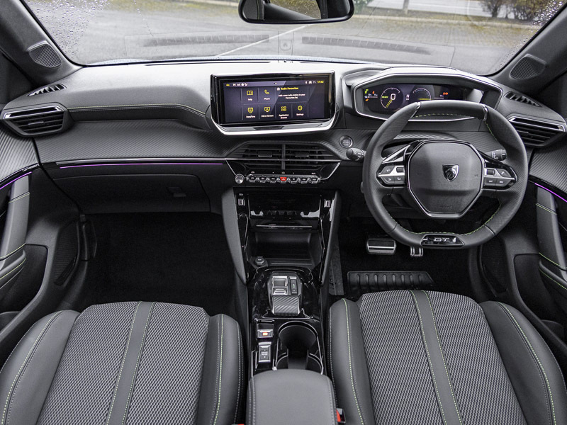 Peugeot e-208 100Kw Gt 50Kwh White #3