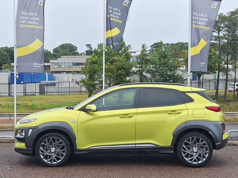 Hyundai Kona 1.6 Gdi Hybrid Premium Se Dct Yellow #4