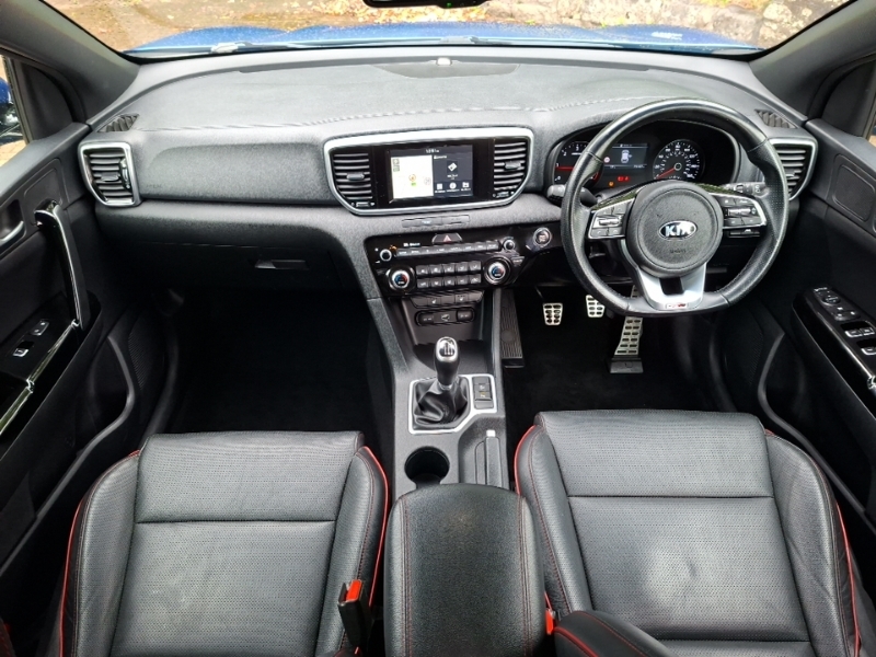 Kia Sportage 1.6 Crdi Isg Gt-line CN19UCV Blue #3