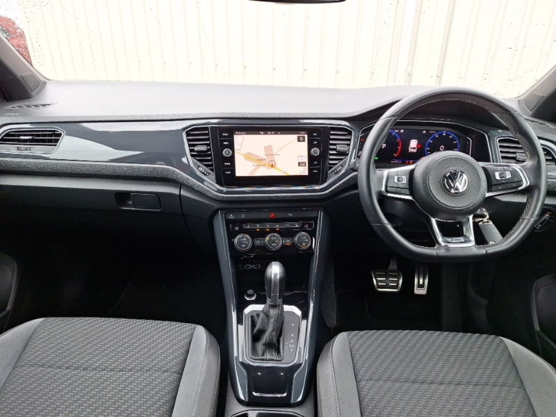 Volkswagen T-Roc 1.5 Tsi Evo R-line Dsg Red #3