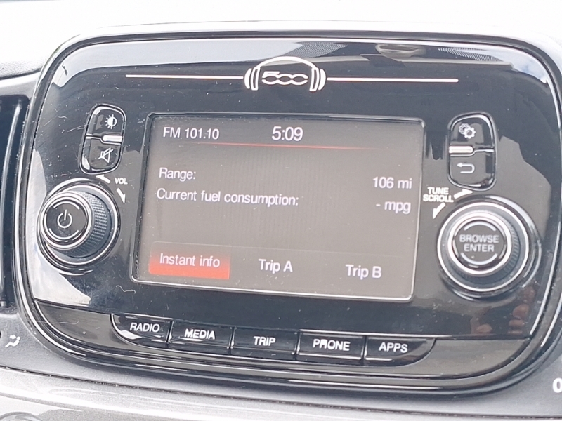 Fiat 500 1.2 Lounge Euro 6 Ss Black #10