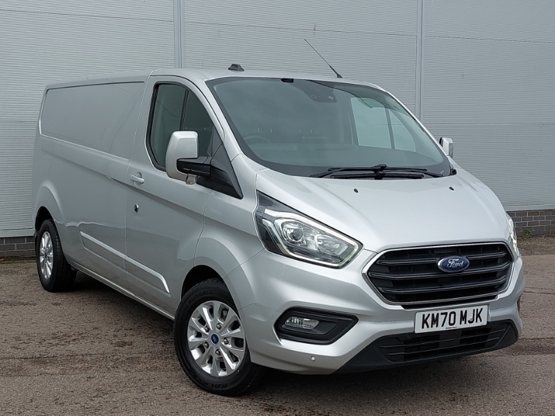 Ford Transit Custom 2.0 Ecoblue Hybrid 130Ps Low Roof Limited Van Silver