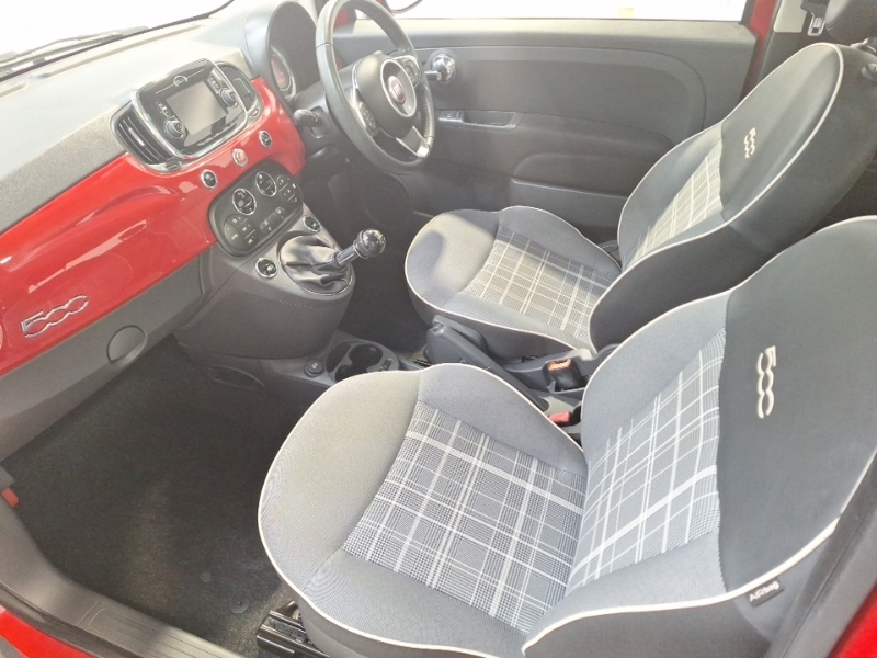 Fiat 500 1.2 Lounge SO65WGA Red #5