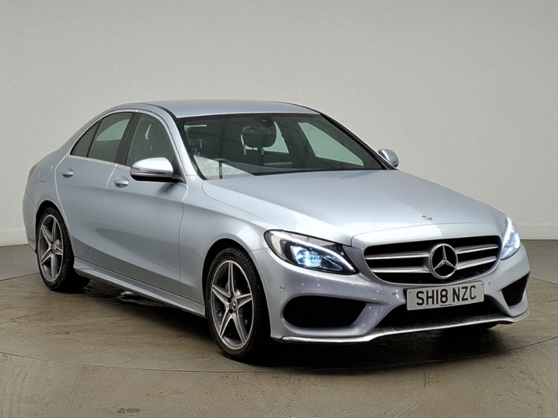 Mercedes-Benz C Class C220d Amg Line 9G-tronic Silver