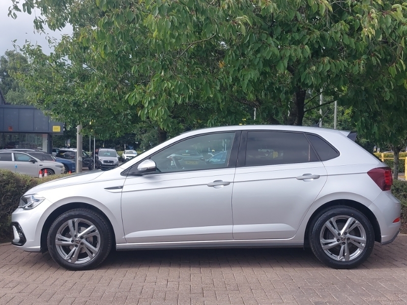 Volkswagen Polo 1.0 Tsi R-line SC23JVH Silver #4