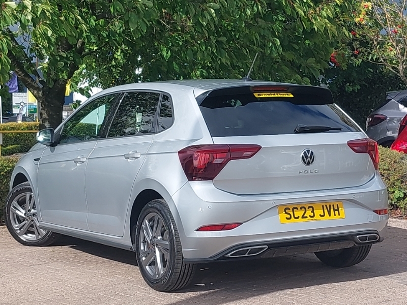 Volkswagen Polo 1.0 Tsi R-line SC23JVH Silver #2