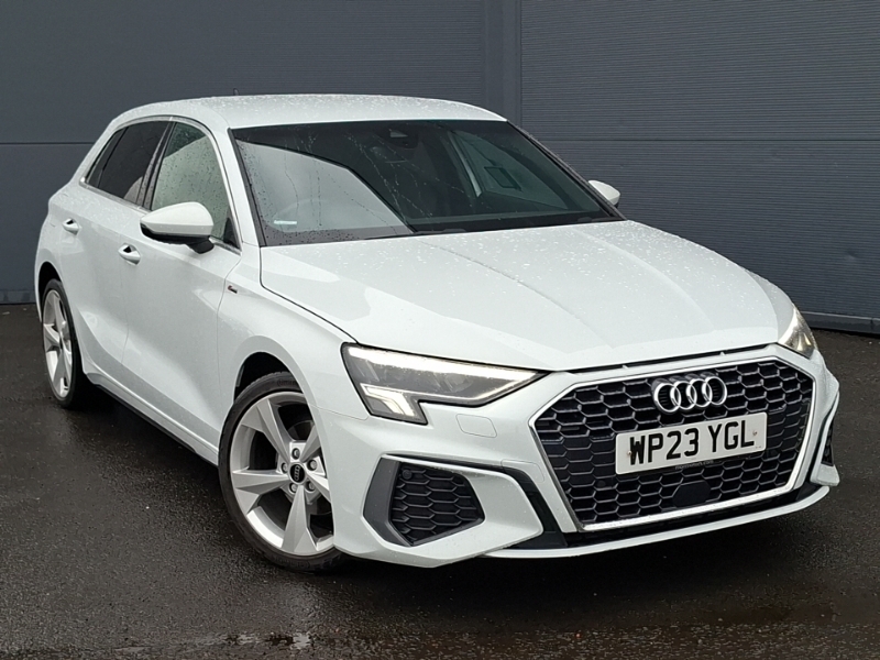 Audi A3 30 Tfsi S Line WP23YGL White