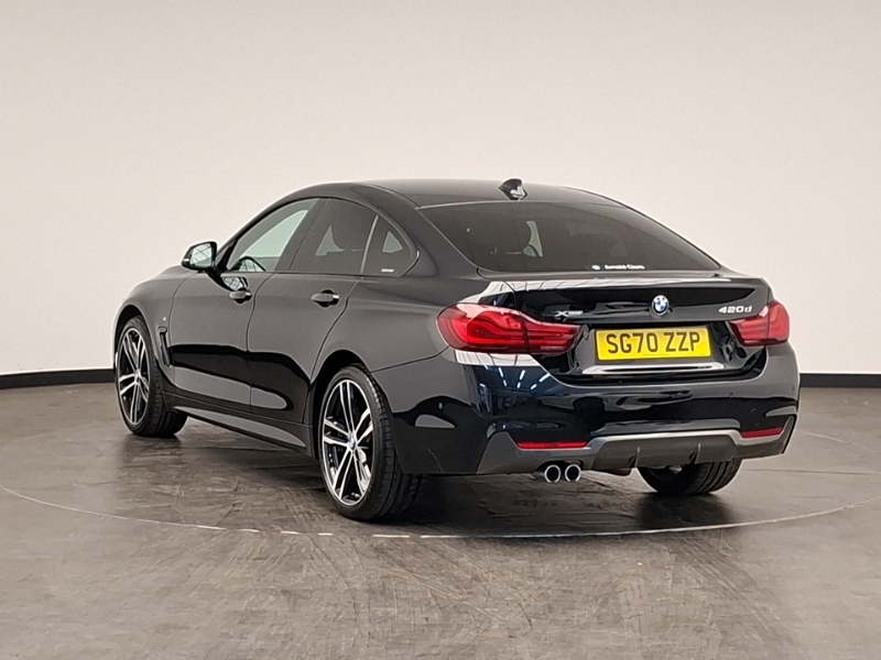 BMW 4 Series 420D Xdrive M Sport Black #2