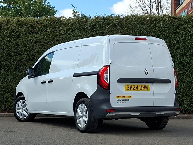 Renault Kangoo Ll21 Blue Dci 95 Advance Safety Van White #2