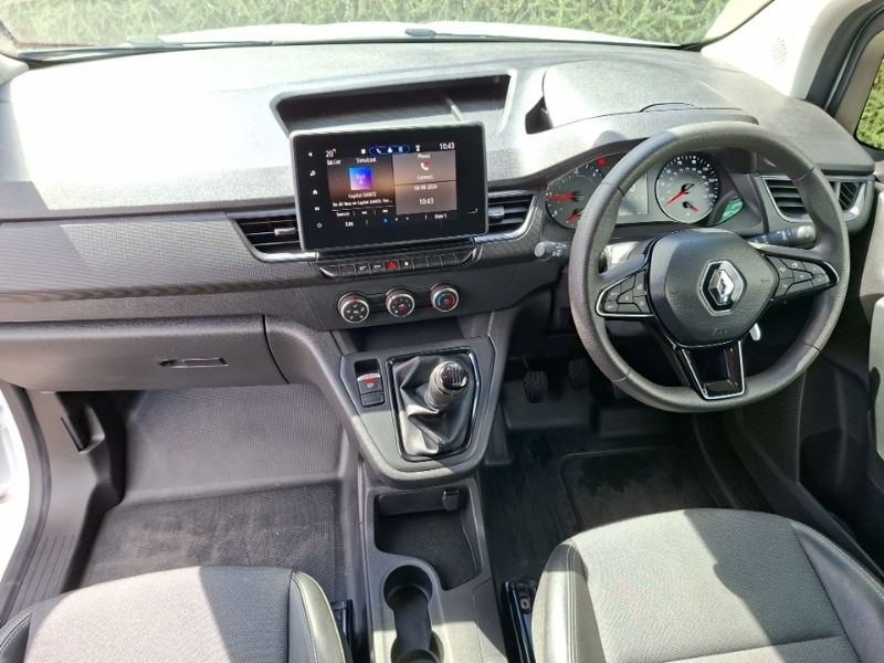 Renault Kangoo Ll21 Blue Dci 95 Advance Safety Van White #3