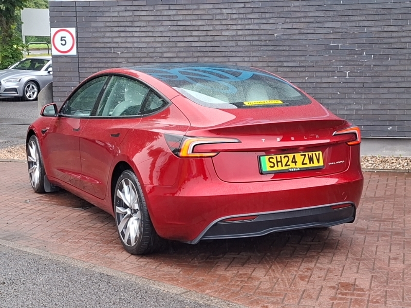 Tesla Model 3 Long Range Awd SH24ZWV Red #2