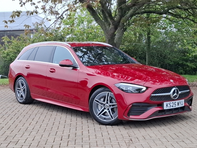 Mercedes-Benz C Class C200 Amg Line 9G-tronic Red
