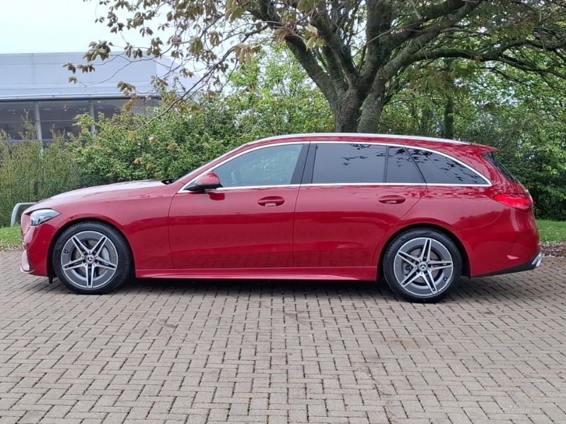 Mercedes-Benz C Class C200 Amg Line 9G-tronic Red #4