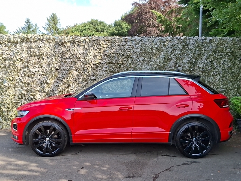 Volkswagen T-Roc 2.0 Tsi 4Motion R-line Dsg Red #4