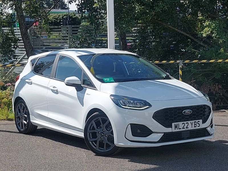 Ford Fiesta 1.0 Ecoboost Hybrid Mhev 125 St-line White