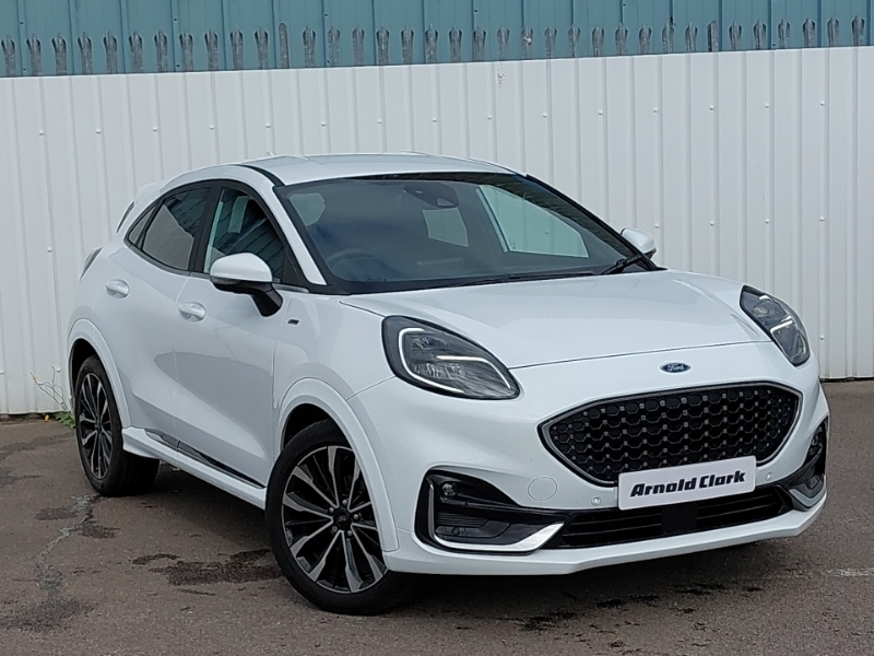 Ford Puma 1.0 Ecoboost Hybrid Mhev 155 St-line Vignale White