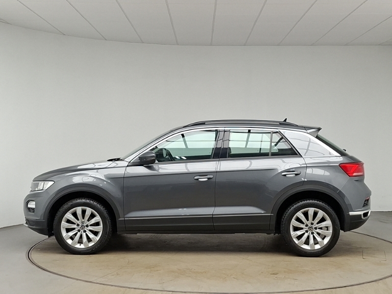 Volkswagen T-Roc 1.5 Tsi Evo Se Grey #4