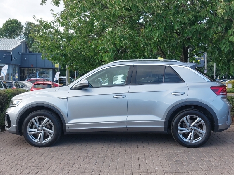 Volkswagen T-Roc 1.5 Tsi R-line Silver #4