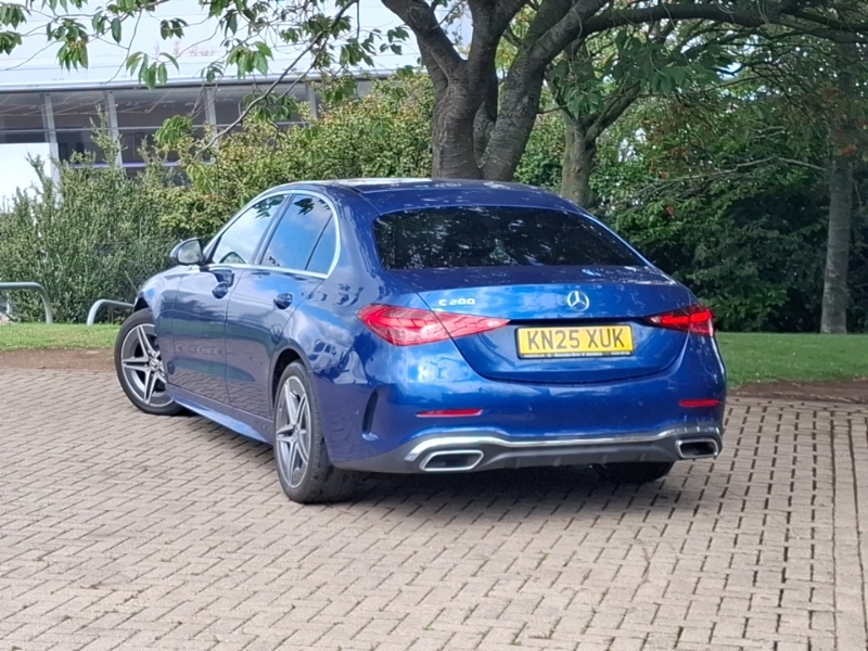 Mercedes-Benz C Class C200 Amg Line 9G-tronic Blue #2