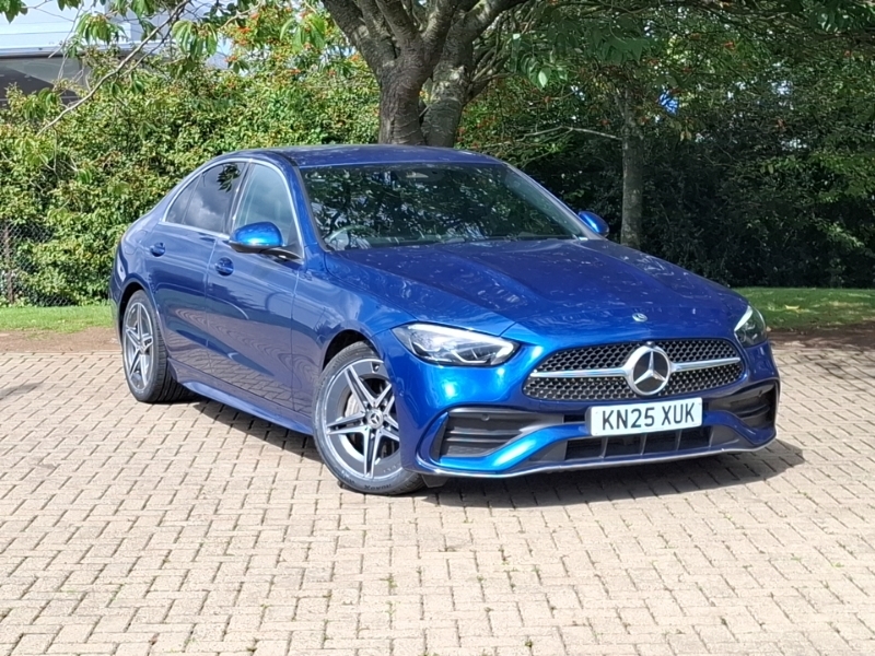 Mercedes-Benz C Class C200 Amg Line 9G-tronic Blue