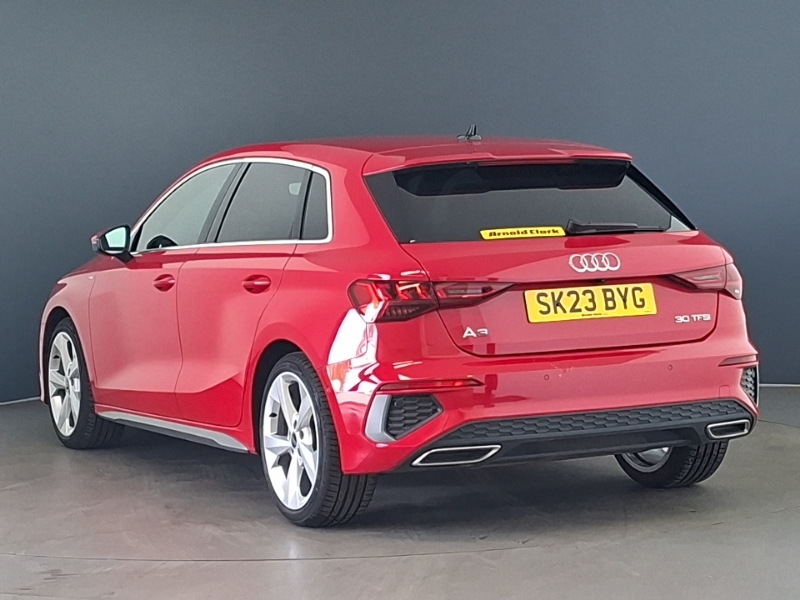 Audi A3 30 Tfsi S Line Red #2