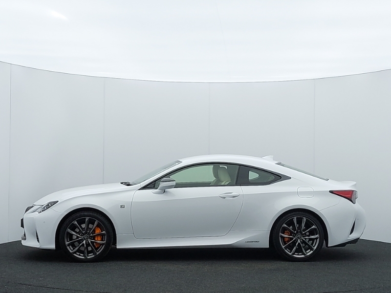 Lexus RC 300H 2.5 F-sport Cvt White #4
