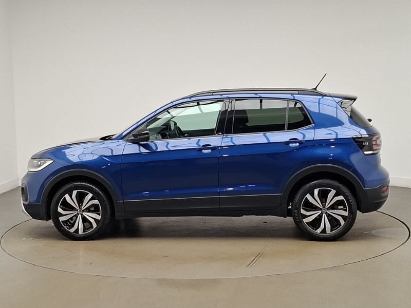 Volkswagen T-Cross 1.0 Tsi 110 Black Edition Blue #4