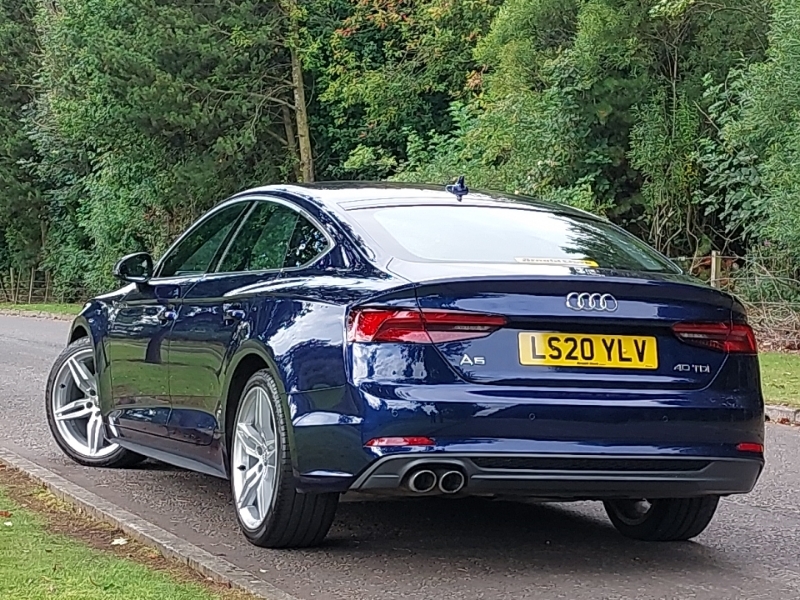 Audi A5 40 Tdi S Line S Tronic Blue #2