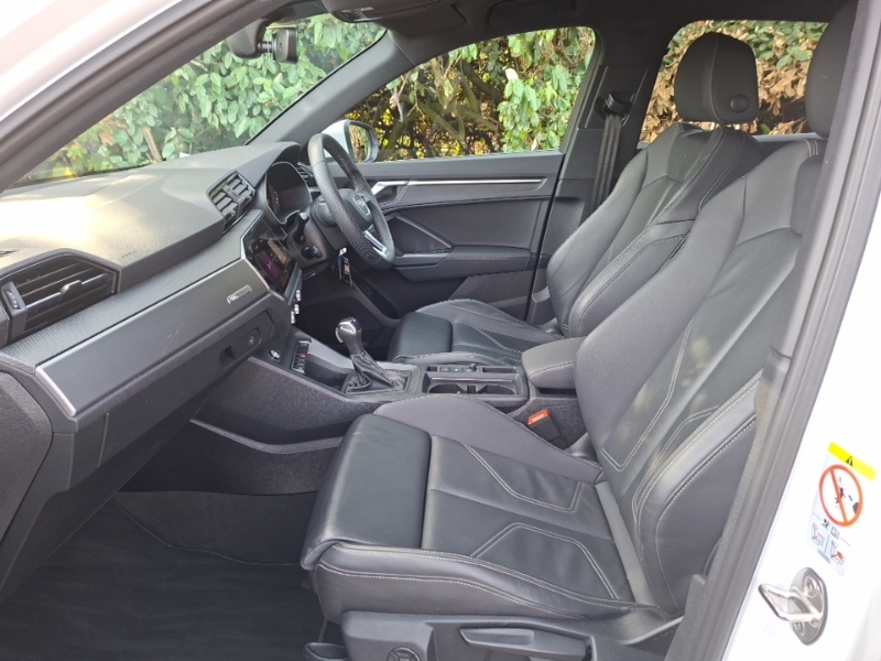 Audi Q3 35 Tfsi S Line S Tronic Leather White #5