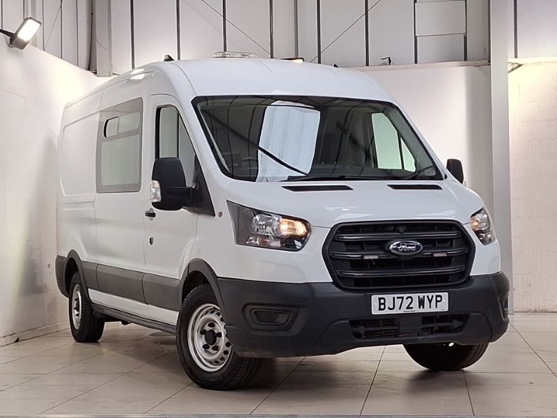 Ford Transit Custom 2.0 Ecoblue 130Ps H2 Welfare Double Cab Van White