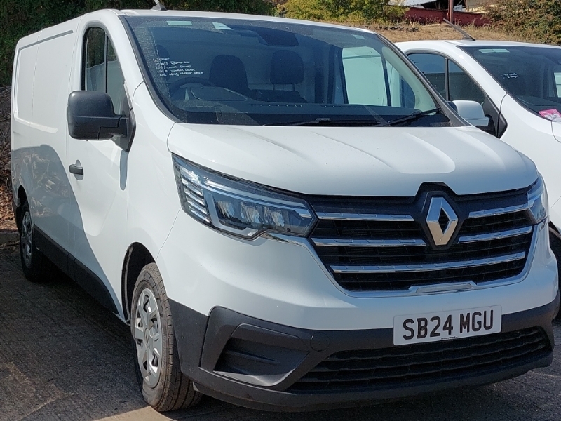 Renault Trafic Sl30 Blue Dci 130 Advance Van White