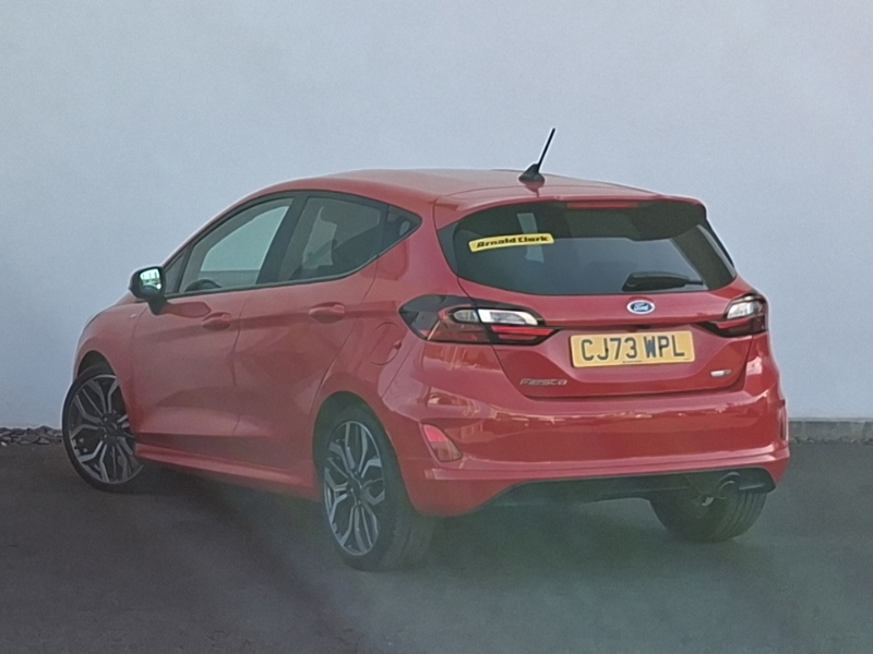 Ford Fiesta 1.0 Ecoboost Hybrid Mhev 125 St-line X CJ73WPL Red #2