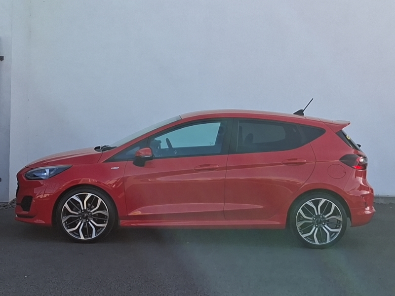 Ford Fiesta 1.0 Ecoboost Hybrid Mhev 125 St-line X CJ73WPL Red #4