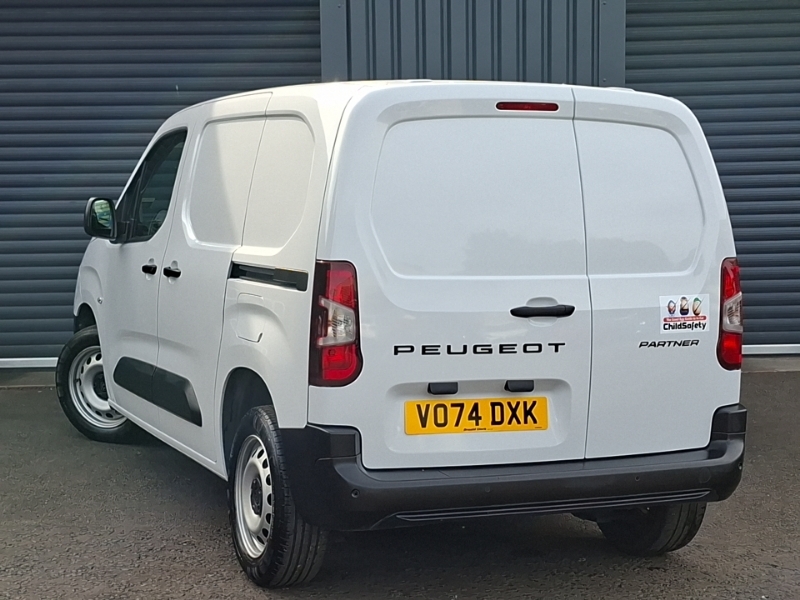 Peugeot Partner 1.5 Bluehdi 100 Professional Van White #2