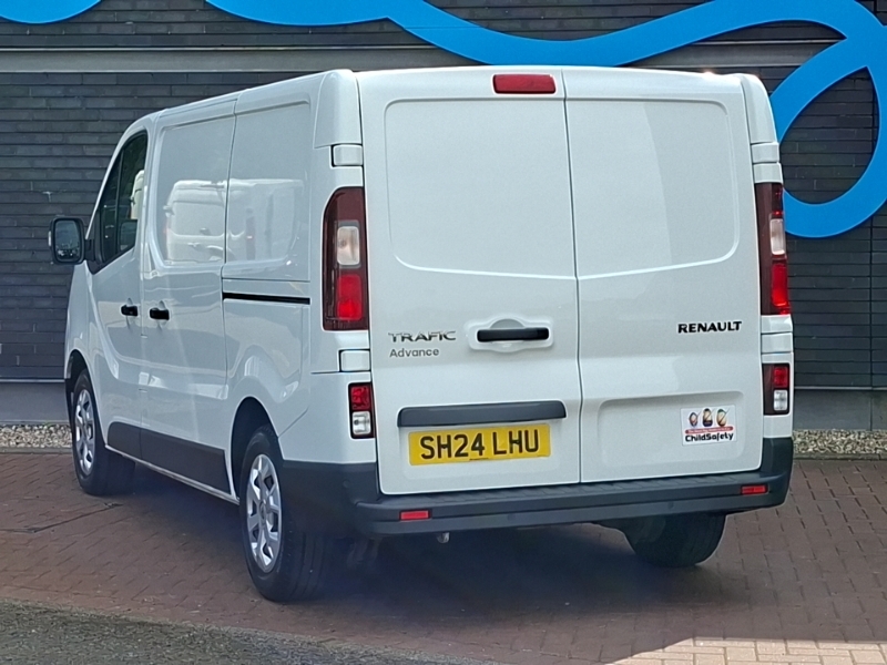 Renault Trafic Sl30 Blue Dci 130 Advance Van White #2