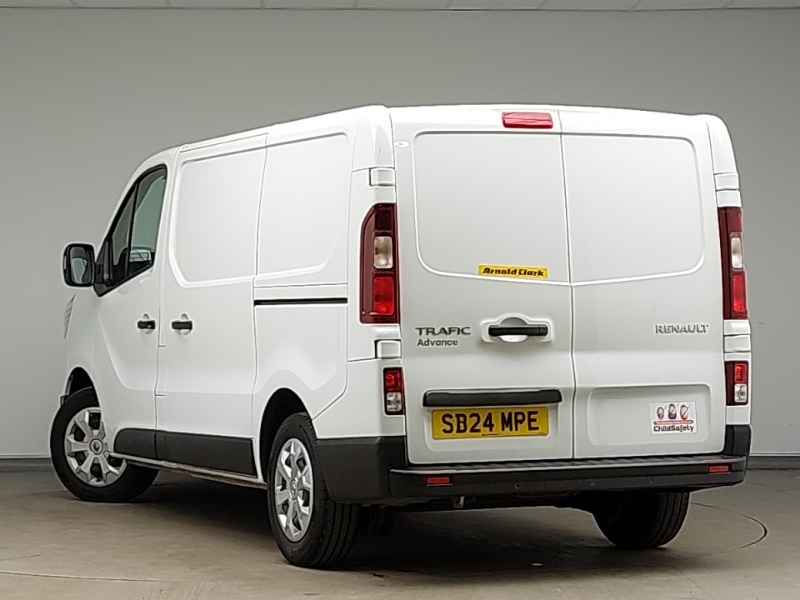 Renault Trafic Sl30 Blue Dci 130 Advance Van White #2