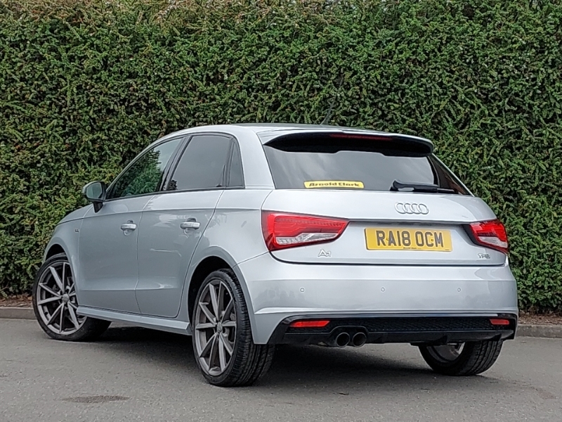 Audi A1 1.4 Tfsi 125 Black Edition Nav S Tronic Silver #2