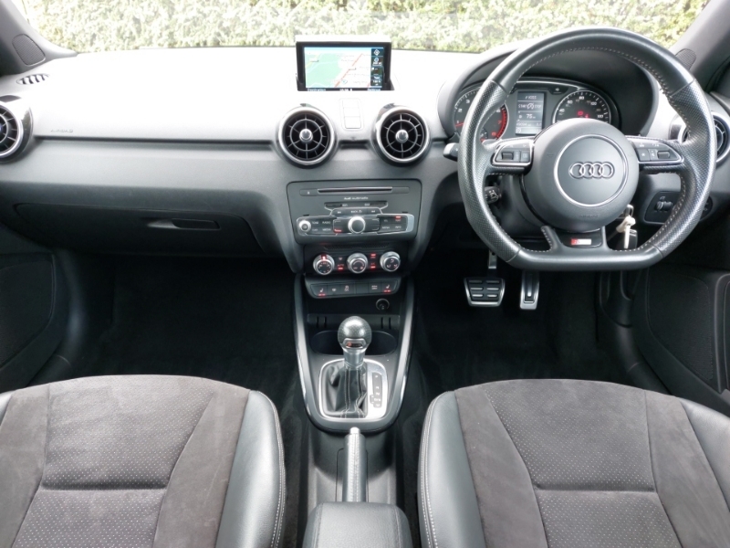 Audi A1 1.4 Tfsi 125 Black Edition Nav S Tronic Silver #3