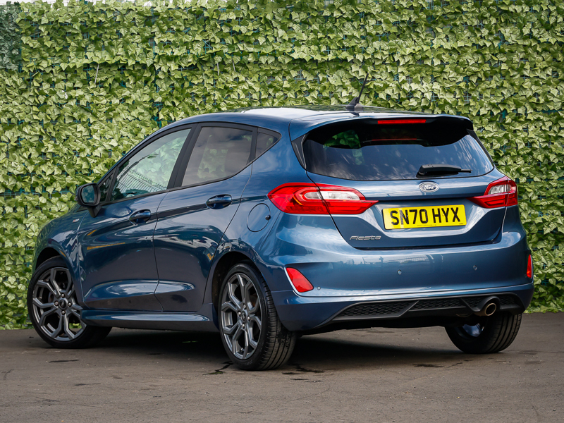 Ford Fiesta 1.0 Ecoboost Hybrid Mhev 125 St-line X Edition Blue #2