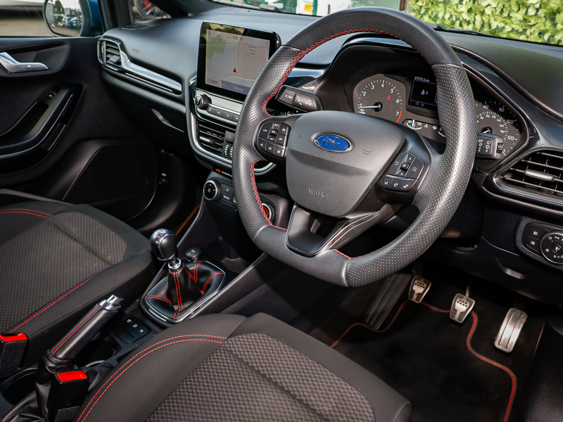 Ford Fiesta 1.0 Ecoboost Hybrid Mhev 125 St-line X Edition Blue #11