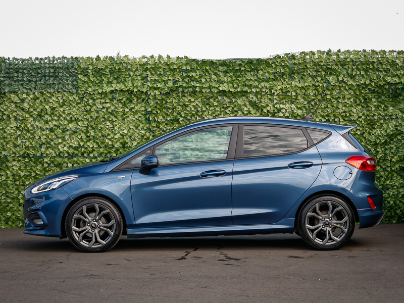 Ford Fiesta 1.0 Ecoboost Hybrid Mhev 125 St-line X Edition Blue #4