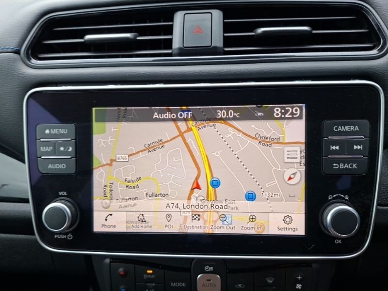Nissan Leaf 39Kw Shiro Limited Edition With Sat Nav And 360 Vi White #10