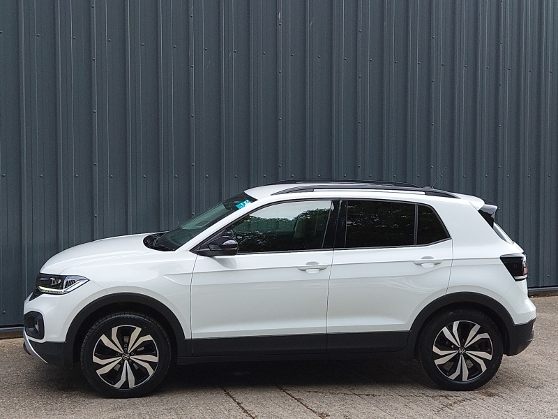 Volkswagen T-Cross 1.0 Tsi 110 Black Edition Dsg White #4