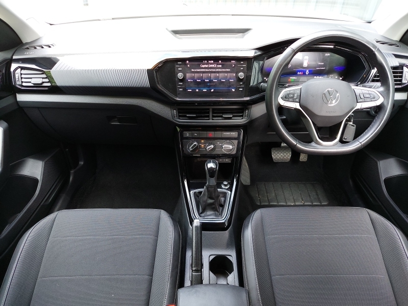 Volkswagen T-Cross 1.0 Tsi 110 Black Edition Dsg White #3