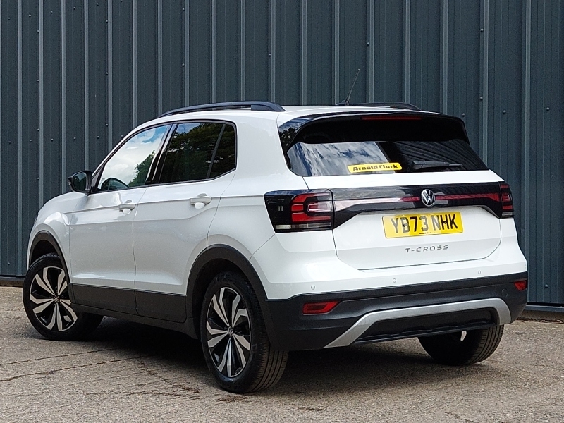 Volkswagen T-Cross 1.0 Tsi 110 Black Edition Dsg White #2